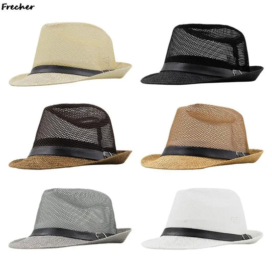 Gentlemen’s Classic Jazz Hat – Lightweight Summer Fedora for Weddings & Coastal Retreats