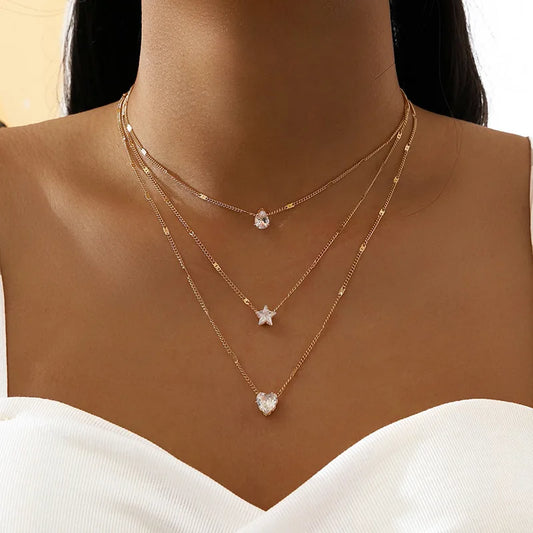 Brilliant Heart Pendant Necklace – Modern Romance for Every Occasion